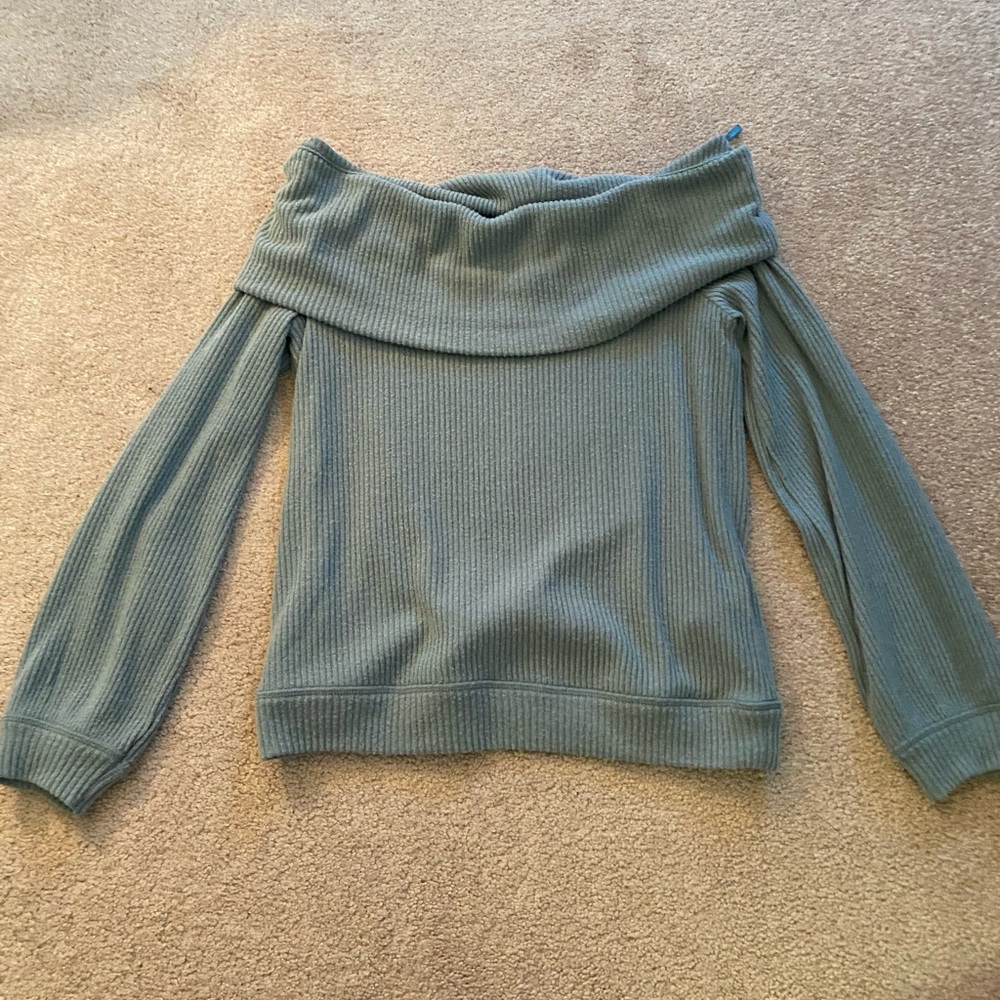 Off shoulder sweater